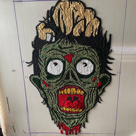 Handmade Zombie Rug - Picture 6 of 6